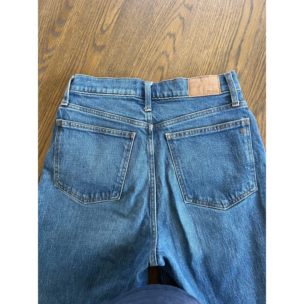 Madewell Perfect Vintage Straight Jeans Denim High Rise Blue 27 Mom Jeans preppy